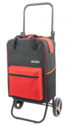 Тележка ИСТОК "Спутник 3 Макси" цв.сумки черный/красный арт.СТМ33