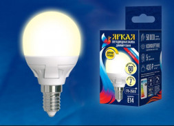 Лампочки светодиодные UNIEL (UL-00004302) LED-G45 7W/3000K/E14/FR/DIM PLP01WH