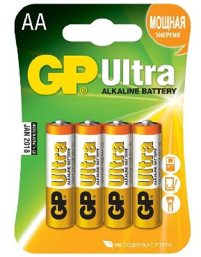 Элементы питания GP (10628) 15AU-CR4 ULTRA