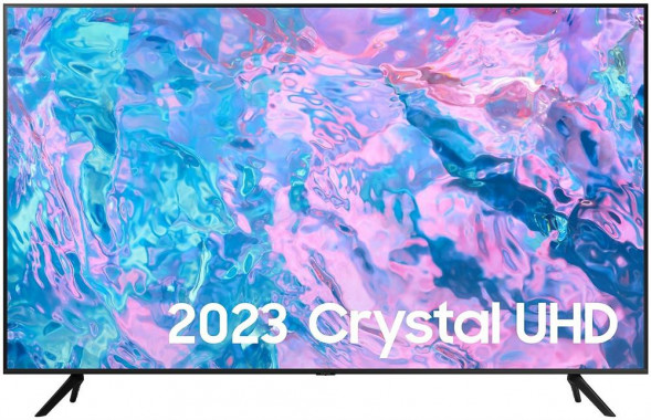 Телевизор SAMSUNG UE-55CU7100UXRU, Crystal UHD, 4K Ultra HD, черный, СМАРТ ТВ, Tizen OS