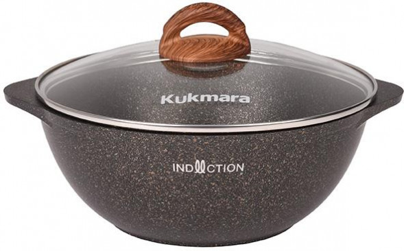 Казан KUKMARA кгои37а а/пр литой 3,5л д/плова стекл/кр Granit ultra original индукция