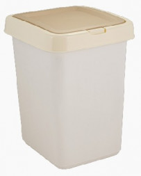 Контейнер SVIP SV4143КФ Квадра для мусора с крышкой Push to Open 25л