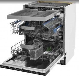 Встраиваемая посудомоечная машина SCANDILUX DWB6524B3 Белый