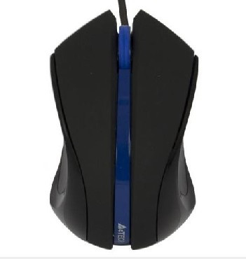 Мышь проводная A4TECH Q3-310-6 USB черный/синий