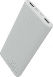 Повербанк MORE CHOICE (4610196408694) PB11-10 White 10000mAh 2USB