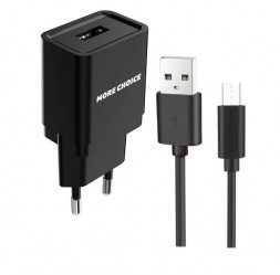 СЗУ MORE CHOICE (4627151191621) NC33m СЗУ 1USB 1A micro USB Black 1m