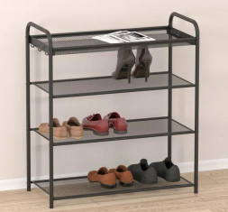 Подставка для обуви ЗМИ Подставка для обуви &quot;Верона 24&quot; (VERONA 24 shoe rack) черный ПДОВ24 Ч