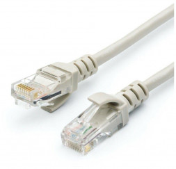 Патч-корд GEPLINK (GL3720) Патч-корд UTP, 10 M, литой, RJ45, CAT.5E, серый