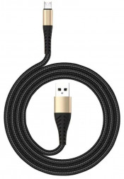 Кабель AKSBERRY (6900209180012) X139 для MicroUSB 24A (золотистый)