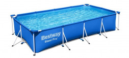Бассейн BESTWAY 56405 Каркасный бассейн STEEL PRO, 400 х 211 х 81 см, 5700л