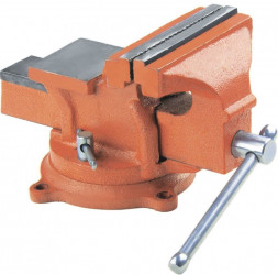 Тиски SPARTA Тиски слесарные, 125 мм, поворотные, с наковальней 186255