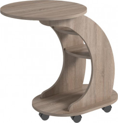 BONMEBEL Стол журнальный тип 5 - дуб сонома трюфель (1 кор.)