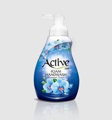 Пенка-мыло для рук ACTIVE Пенка-мыло для рук &quot;Небесный бриллиант&quot;, дозатор, 500 мл, Blue (511801096)