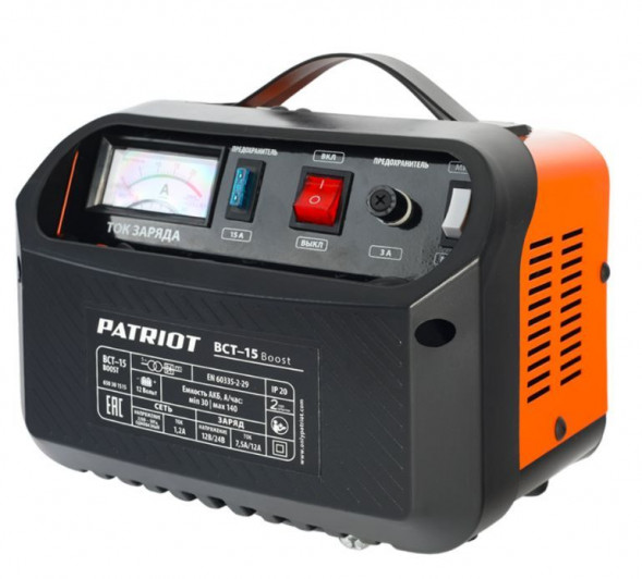 Зарядное устройство PATRIOT 650301515 BCT 15 Boost Заряднопредпусковое устройство