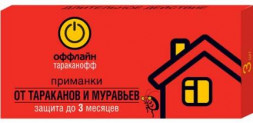 ОФФЛАЙН Тараканофф Приманки от тараканов и муравьев , 3 шт./ 24 (OF05020201)