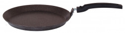Сковорода KUKMARA сбмк220-1а а/пр литая блинная 22см съемн/руч Кофейный мрамор