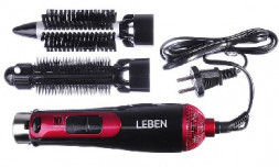 Фен LEBEN 259-129 черный с фиолетовым фен-щетка