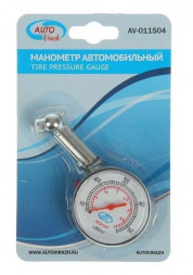 Манометр AUTOVIRAZH (AV-011504) шинный пластик. в блистере