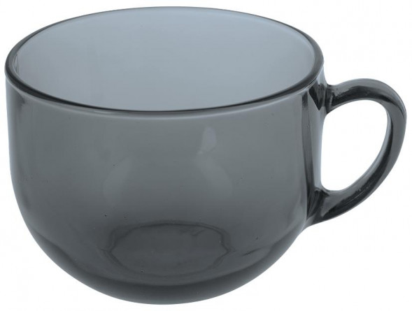 Бульонница NO NAME 62527-12 Basilico Grey стекл 670мл с ручкой