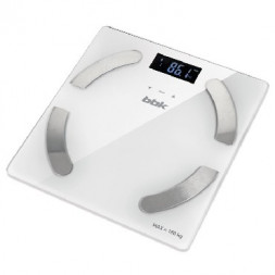 Весы напольные BBK BCS5001GM слоновая кость