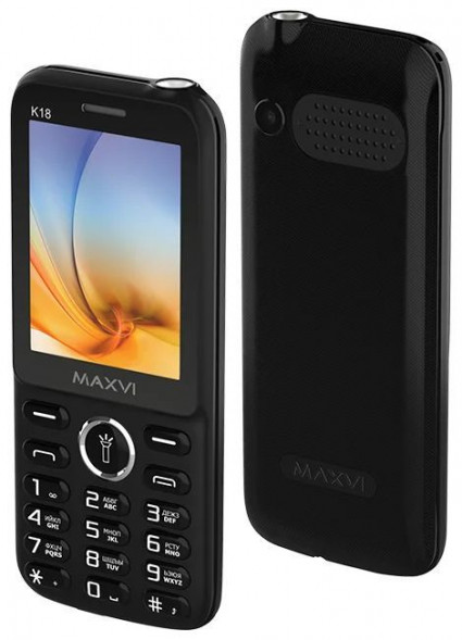 Телефон мобильный MAXVI K18 Black
