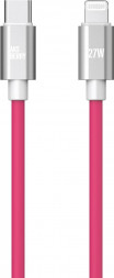 AKSBERRY (6900327590014) X165 Liquid silicone Type-C -Lightning, розовый