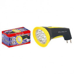 Светодиодный фонарь ULTRAFLASH LED3807M Аккумуляторный фонарь черный/желтый