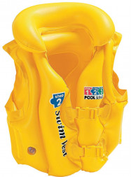 Жилет для плавания INTEX Жилет для плавания 50x47 см. Школа плавания . Возраст: 3-6 лет Арт. 58660EU