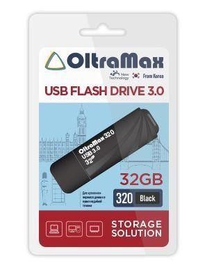 USB флэш-накопитель OLTRAMAX OM-32GB-320-Black USB 3.0