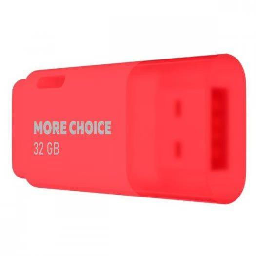 флэш-накопитель MORE CHOICE (4610196407468) MF32 USB 32GB 2.0 Red