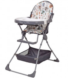 Стульчик SELBY Стульчик для кормления Selby 252 &quot;Совы&quot; серый (1кор)