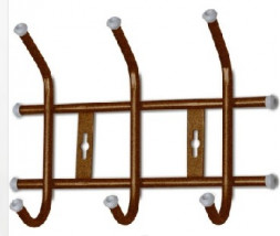 Вешалка NIKA Вешалка настенная (ВНТ3 медный антик)