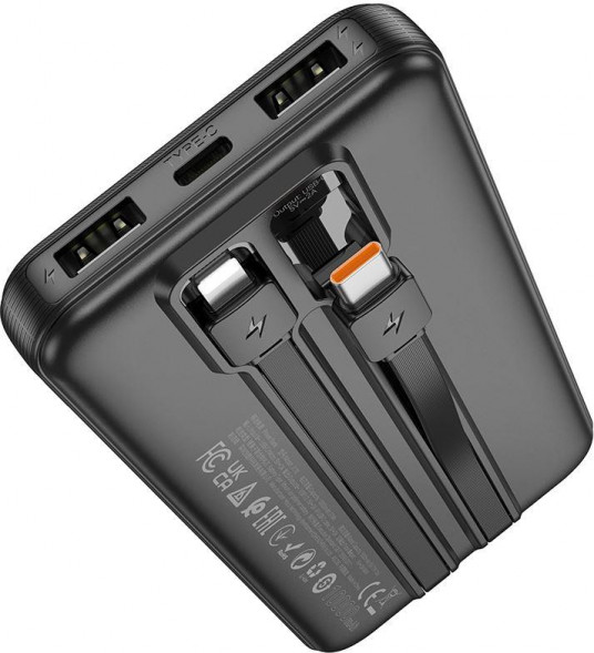 Power bank HOCO (6942007608046) J118 Black - 10000mAh 3USB