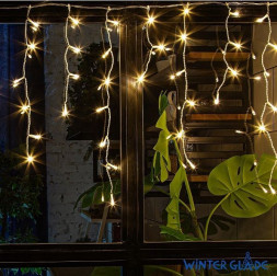 Электрическая гирлянда WINTER GLADE Электрическая гирлянда-занавес Winter Glade 126 ламп Холодный белый CC114