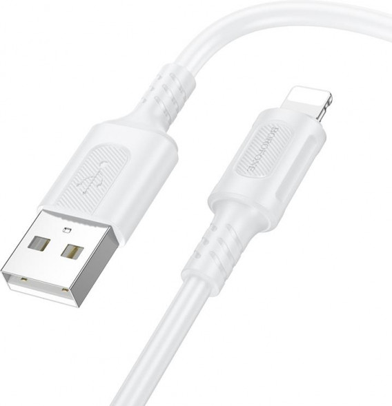 Кабель BOROFONE (6941991116346) BX112 2.4A PD 27W USB-Lightning 8 Pin 1 m белый