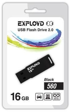 USB флэш-накопитель EXPLOYD 16GB-560-черный