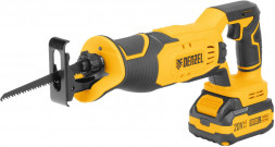 DENZEL Пила сабельная аккумуляторная RS-180, Li-Ion, 20 В 28801