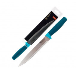 Нож MALLONY Нож с рукояткой софт-тач VELUTTO MAL-02VEL разделочный, 19 см (005525)