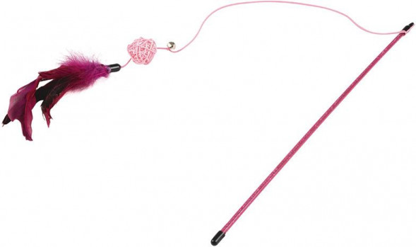 Игрушка-дразнилка с перьями РЫЖИЙ КОТ Игрушка-дразнилка с перьями (104148)