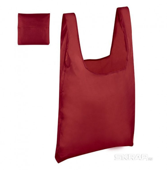 Сумка складная РЫЖИЙ КОТ Сумка складная 37*55см Basic бордовая (104369)