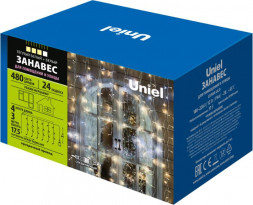 Занавес светодиодный UNIEL ULD-C4030-480/TTA WARMWHITE-WHITE IP44