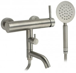 Смеситель для ванны МАК 6107 Смеситель в ванную короткий нос шаровый из нержавеющей стали марка 304