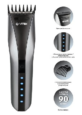 Машинка для стрижки VITEK VT-2575 GR