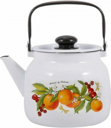 Чайник ЛЫСЬВА 2713П2/4 Фруктовая фантазия эмал 3,5л