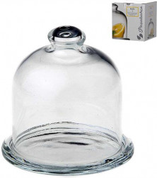 Блюдо для лимона с крышкой "Бейзик" 98397 в подар. упак.1/12шт. PASABAHCE 98397B