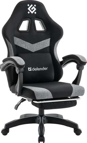 Кресло DEFENDER (64814) PRO Черн/серый, ткань, класс2