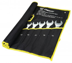 Набор комбинированных гаечных ключей DEKO DKHT22 в сумке (22 предмета) 065-0992