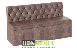 Скамья прямая BONMEBEL Скамья прямая Ницца - ТК коричневая (1 пак.)