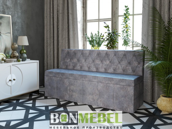 Скамья прямая BONMEBEL Скамья прямая Ницца - ТК коричневая (1 пак.)