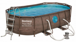 Бассейн каркасный BESTWAY 56714 Овальный бассейн с набором 427 х 250 х 100 см